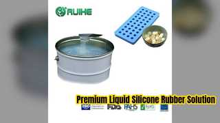 Borracha de silicone líquida de duas partes de alto desempenho 6250 60FVAB