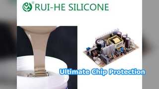 Borracha de silicone RUIHE ESD para encapsulamento de chip